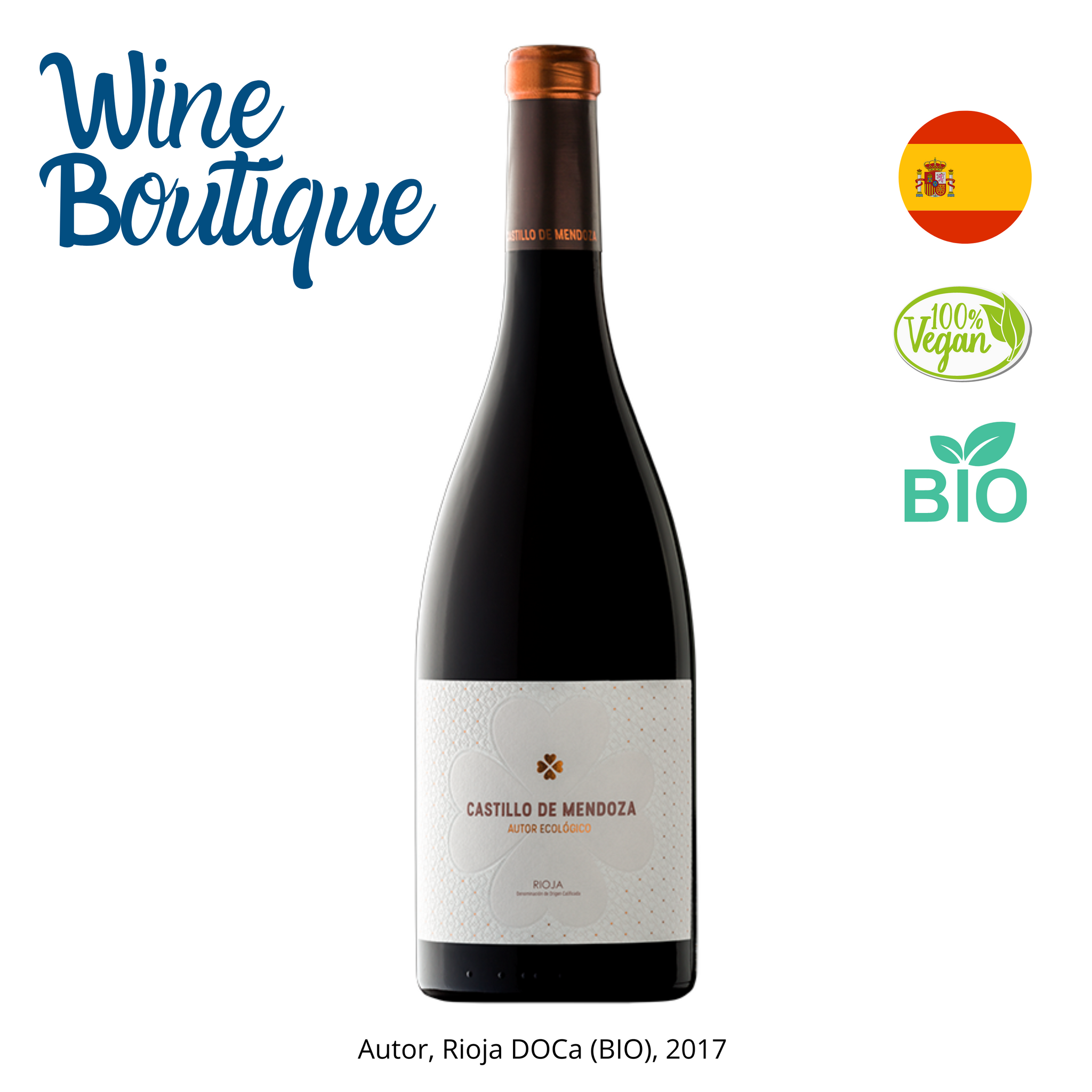 Autor, Rioja DOCa (BIO), 2017 (Rotwein)