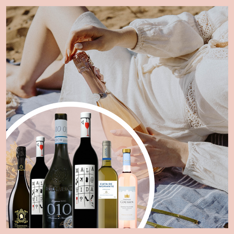 Weinbox: Take me to the Beach (Prosecco, Rosé, Rot- und Weisswein)